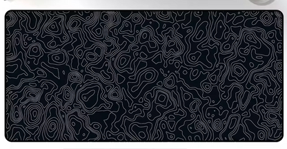 Stilren musmatta med topografisk design